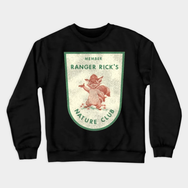 Ranger Rick's Nature Club Member Crewneck Sweatshirt by darklordpug